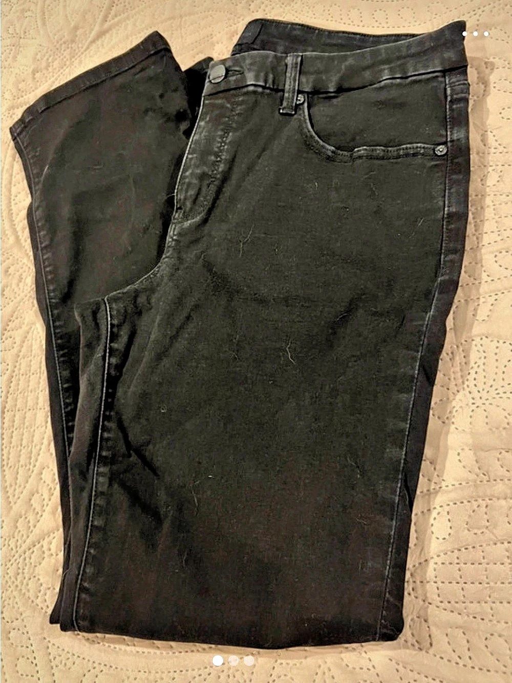 Buckle Black Bootcut Jeans in Black Waist 32 x 32